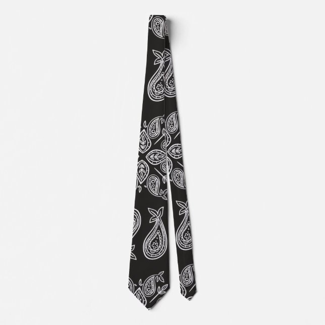Neck Tie-Classic Paisley Elegance Tie (Front)