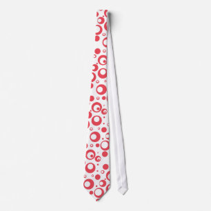 Neck Tie for Groomsmen,  berry blush dots