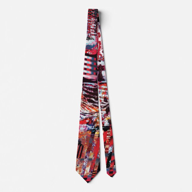 Neck Tie – Fragmented Pulse (Front)