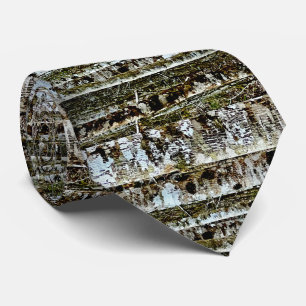 Neck tie / horizontal tree pattern
