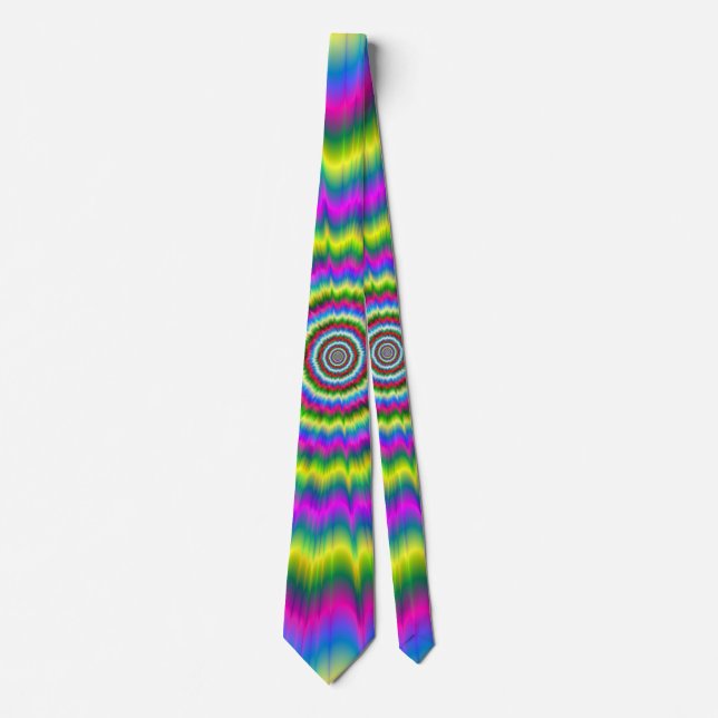 Neck Tie  Neon Explosion (Front)