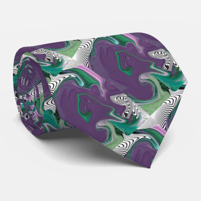 Neck Tie Rmdesignflo55-34 (Rolled)