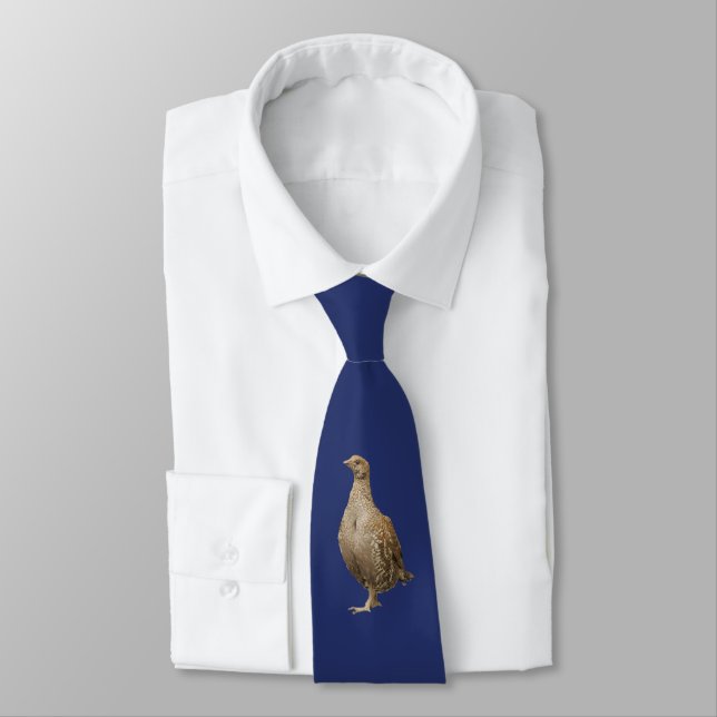 Neck Tie w/  partridge (Tied)