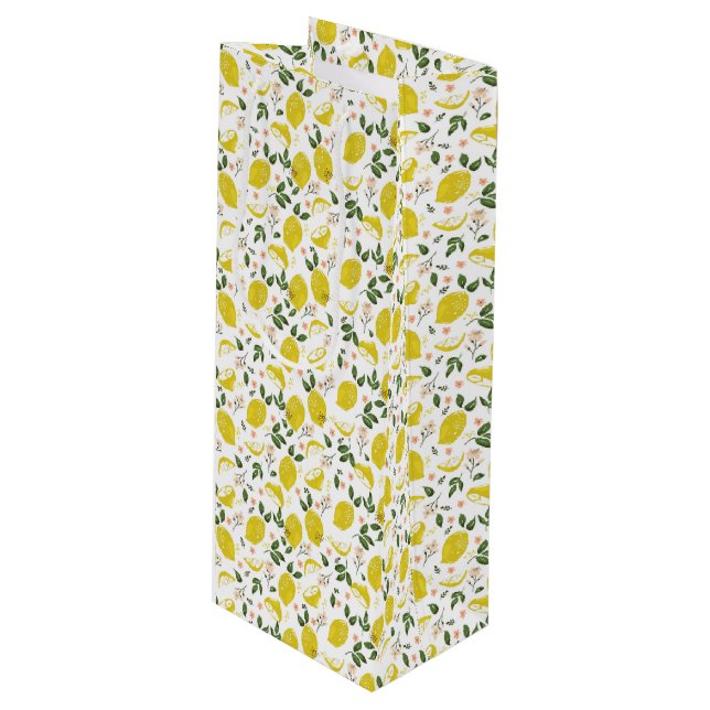 Neck Tie Wine Gift Bag (Front Angled)