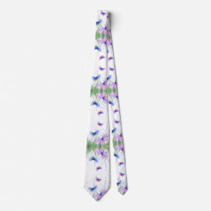 Neck Tie with Butterflies
