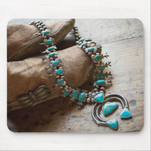 Necklace for sale, Santa Fe, New Mexico. USA Mouse Pad