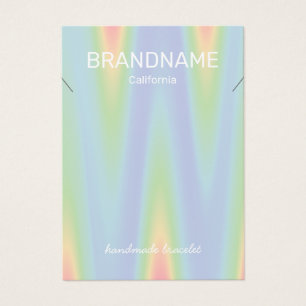 Necklace Holder Colour Gradient Ombre Chevron Logo