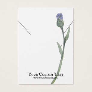 Necklace Jewellery Display Card • Pastel Flower