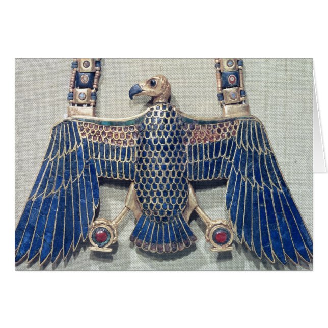 Necklace with vulture pendant (Front Horizontal)