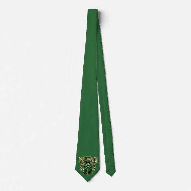 Necktie St Patricks Day Celebration Leprechaun (Front)