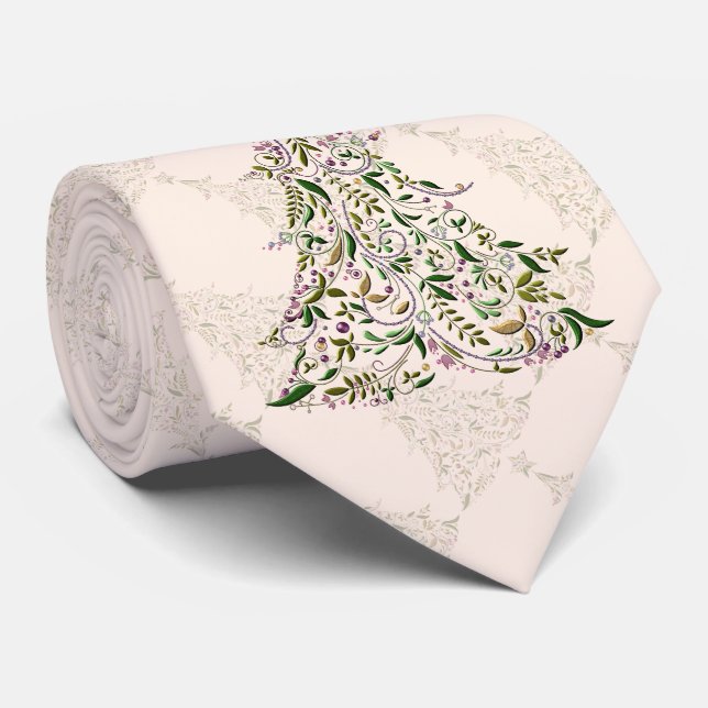Necktie - Tuscany Tree (Rolled)