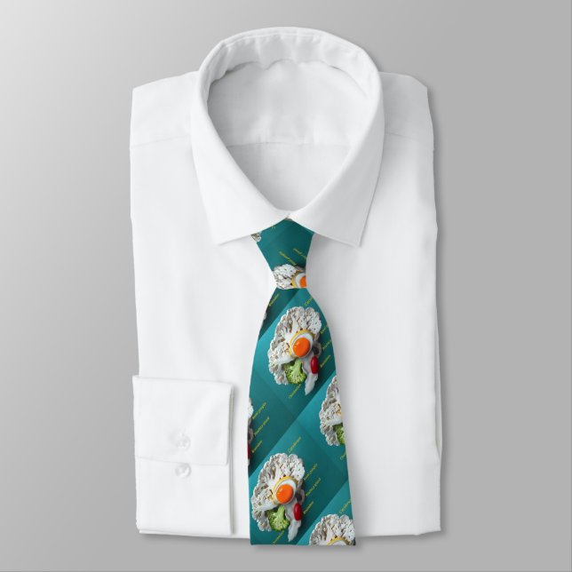 Necktie with brains (Tied)