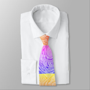Necktie with Cool Swirls Neck Ties