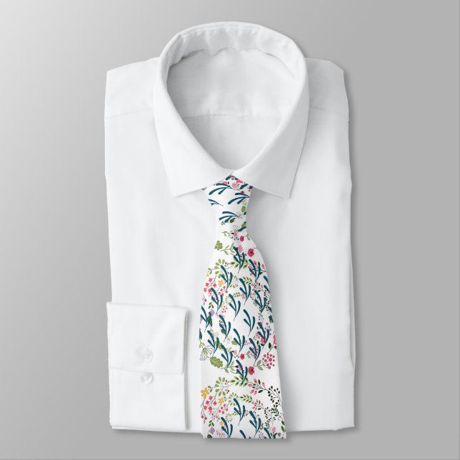 Neckties Embellished Wedding Dress Ties (Tied)