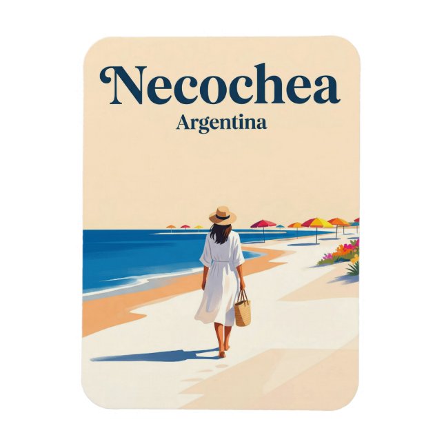 Necochea Argentina Magnet (Vertical)