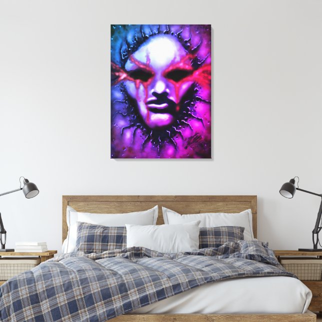 Necromancer  canvas print (Insitu(Bedroom))