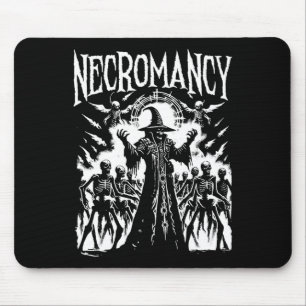 Necromancer - Vintage Creepy Monster Halloween Lov Mouse Pad