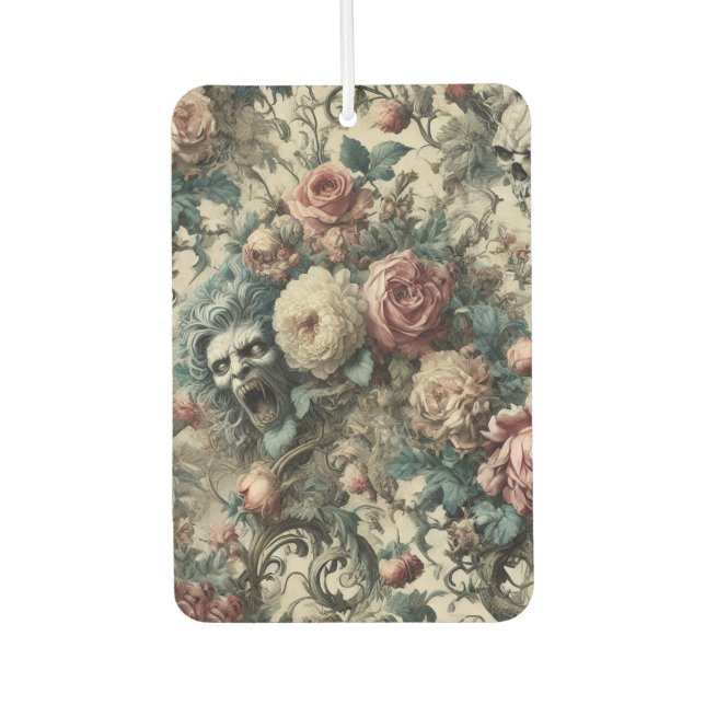 Necromancy of the Gnashed – Gothic Victorian  Car Air Freshener (Front)