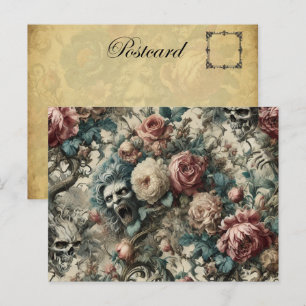 Necromancy of the Gnashed – Gothic Victorian Holiday Postcard