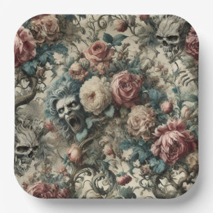 Necromancy of the Gnashed – Gothic Victorian Paper Plate