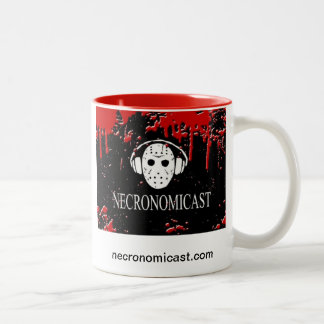 Necromug - White/Red Two-Tone Coffee Mug