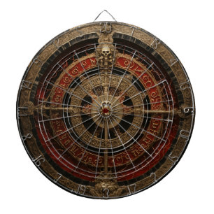 Necronomicon incredibly divine inspiration, detail dartboard