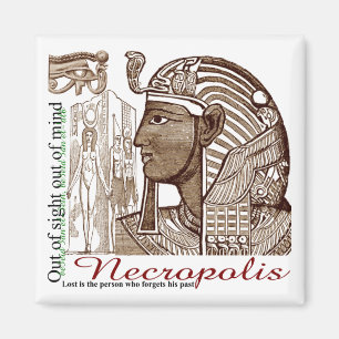 Necropolis Out Of Sight Out Of Mind Magnet