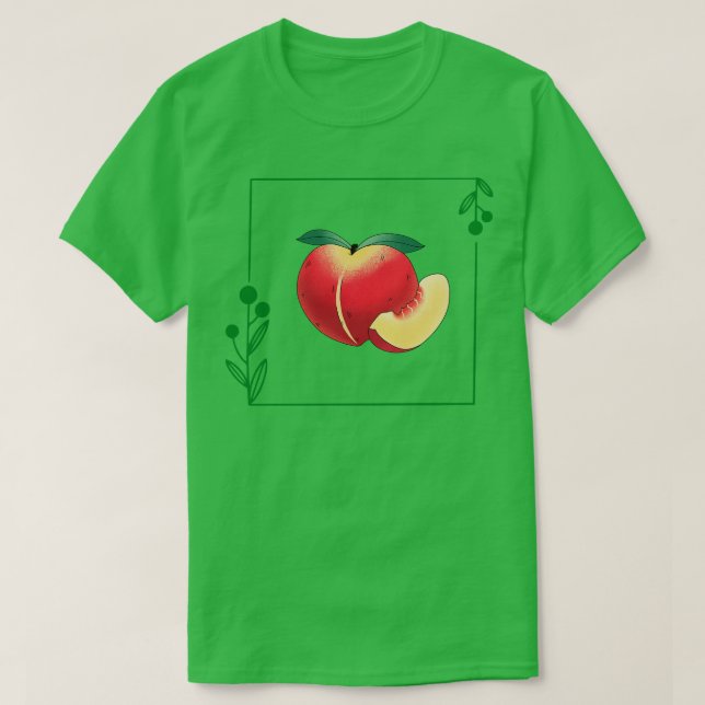 Nectarine Fruit T-Shirt (Design Front)
