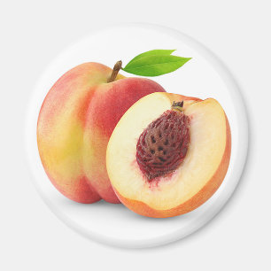 Nectarine peach magnet