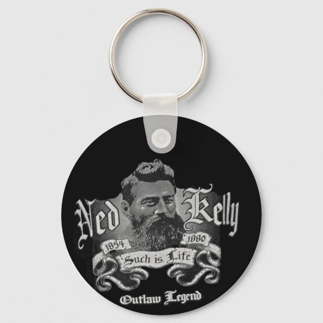 Ned Kelly - An Australian Legend Key Ring (Front)