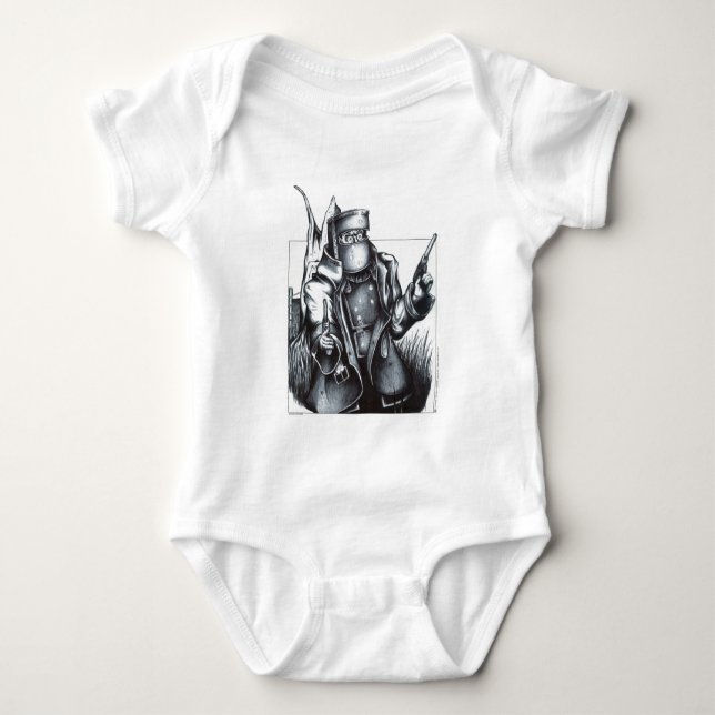 Ned Kelly Baby Bodysuit (Front)