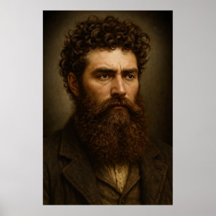 Ned Kelly Portrait Poster