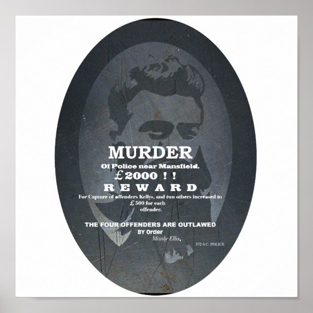 Ned Kelly Reward Poster (Front)