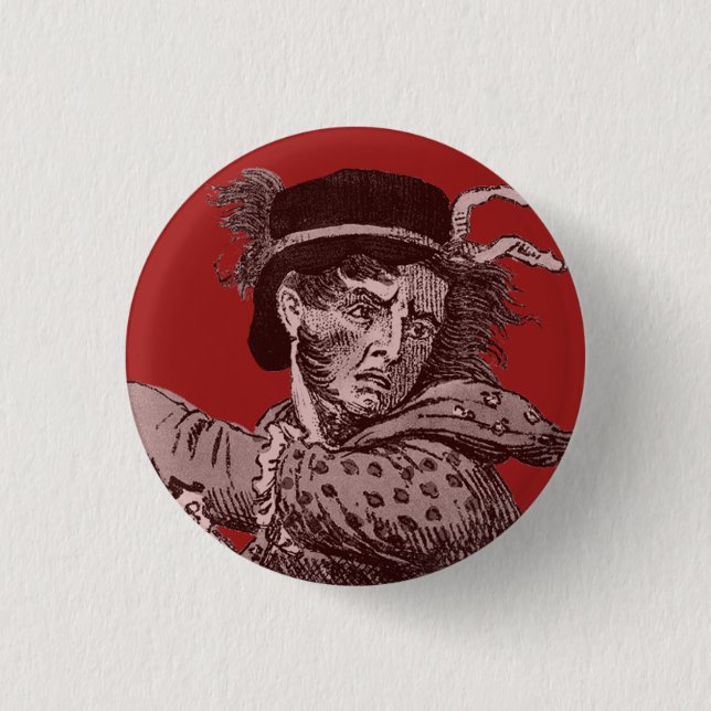 Ned Ludd (Luddite) Badge (Front)