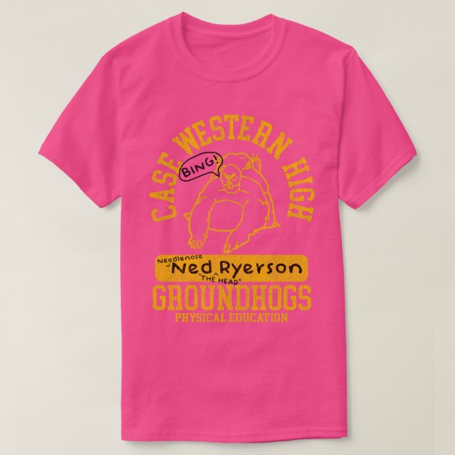 Ned Ryersons Case Western High PE Uniform T-Shirt (Design Front)