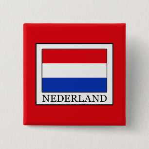 Nederland 15 Cm Square Badge