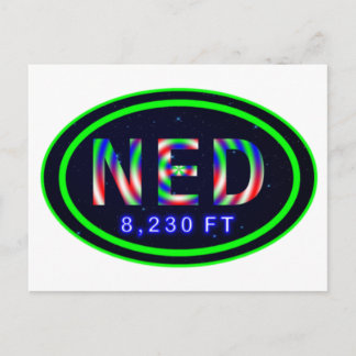 Nederland Colorado 8,230 FT NED Rocky Mountain Postcard