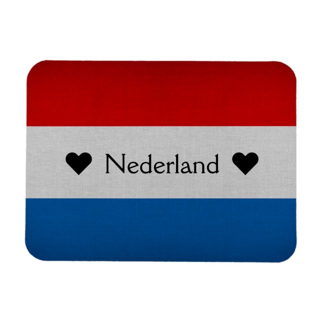 ♥ Nederland ♥ Magnet (Horizontal)