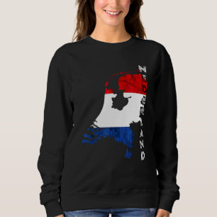 Nederland Map Netherlands Flag Dutch Pride Netherl Sweatshirt