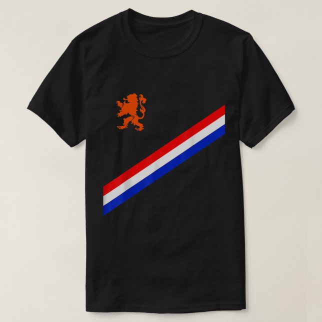 Nederland Netherlands Dutch Holland Soccer Jersey  T-Shirt (Design Front)