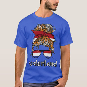 Nederland Netherlands Girl football World Cup Dutc T-Shirt