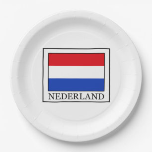 Nederland Paper Plate