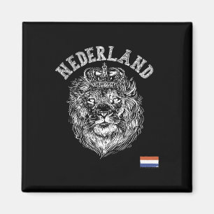 Nederland Reto Netherlands Lion Holland Dutch Men Magnet