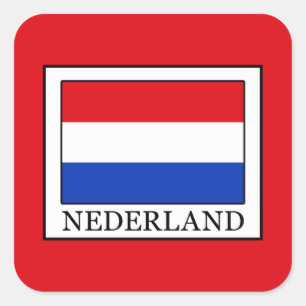 Nederland Square Sticker