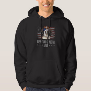 Nederlandse Kooikerhondje Best Dog Mum Ever Retro Hoodie
