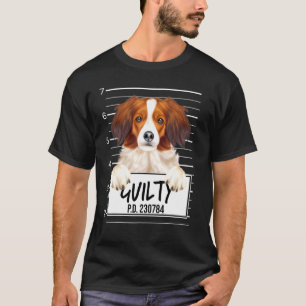 Nederlandse Kooikerhondje Mugshot Guilty Dog T-Shirt
