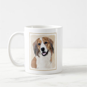 Nederlandse Kooikerhondje Painting - Dog Art Coffee Mug
