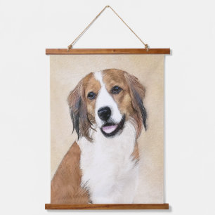 Nederlandse Kooikerhondje Painting - Dog Art Hanging Tapestry