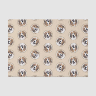 Nederlandse Kooikerhondje Painting Pet Dog Art Tissue Paper