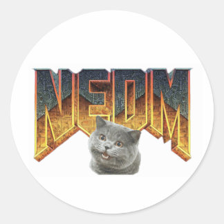 NEDM CLASSIC ROUND STICKER